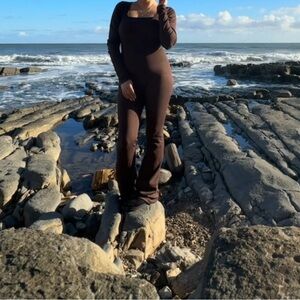 Mocha Brown Jumpsuit